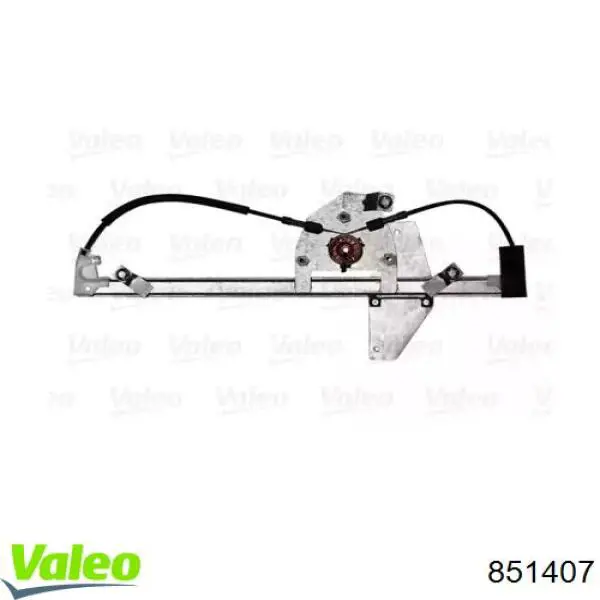 851407 VALEO Mecanismo de acionamento de vidro da porta traseira direita