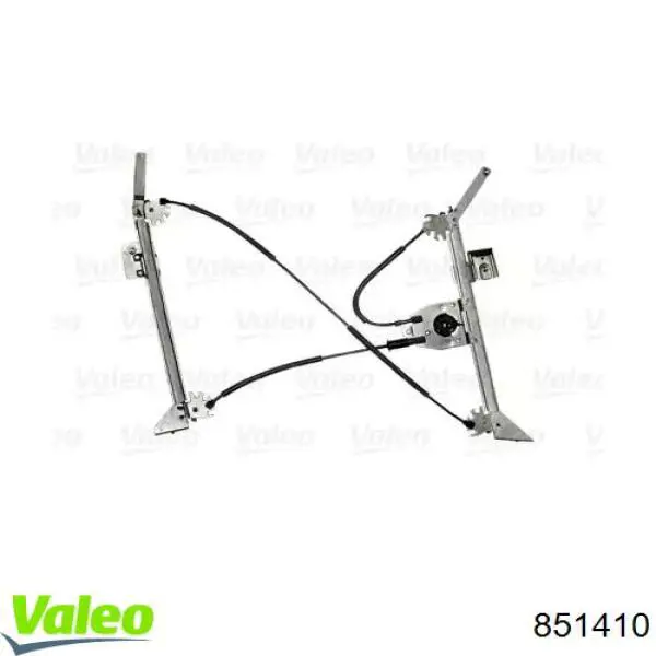 851410 VALEO Mecanismo de acionamento de vidro da porta dianteira esquerda
