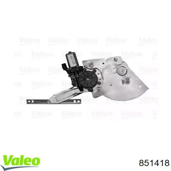 851418 VALEO Mecanismo de acionamento de vidro da porta traseira esquerda