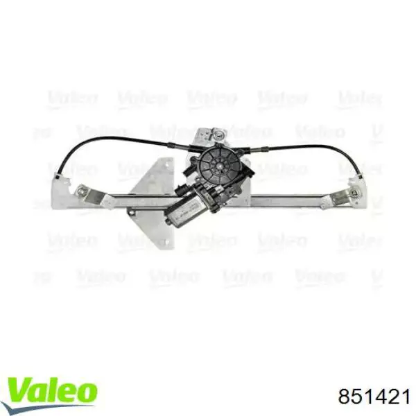 851421 VALEO Mecanismo de acionamento de vidro da porta dianteira direita