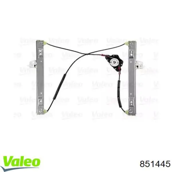 Compre 851445 VALEO Mecanismo de acionamento de vidro da porta dianteira direita