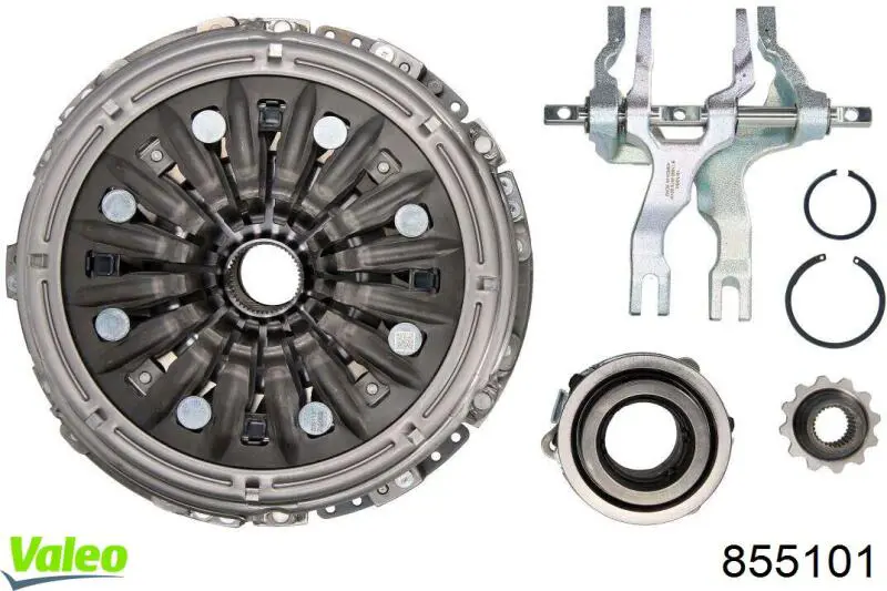 DDCK01 VALEO Kit de embraiagem (3 peças)