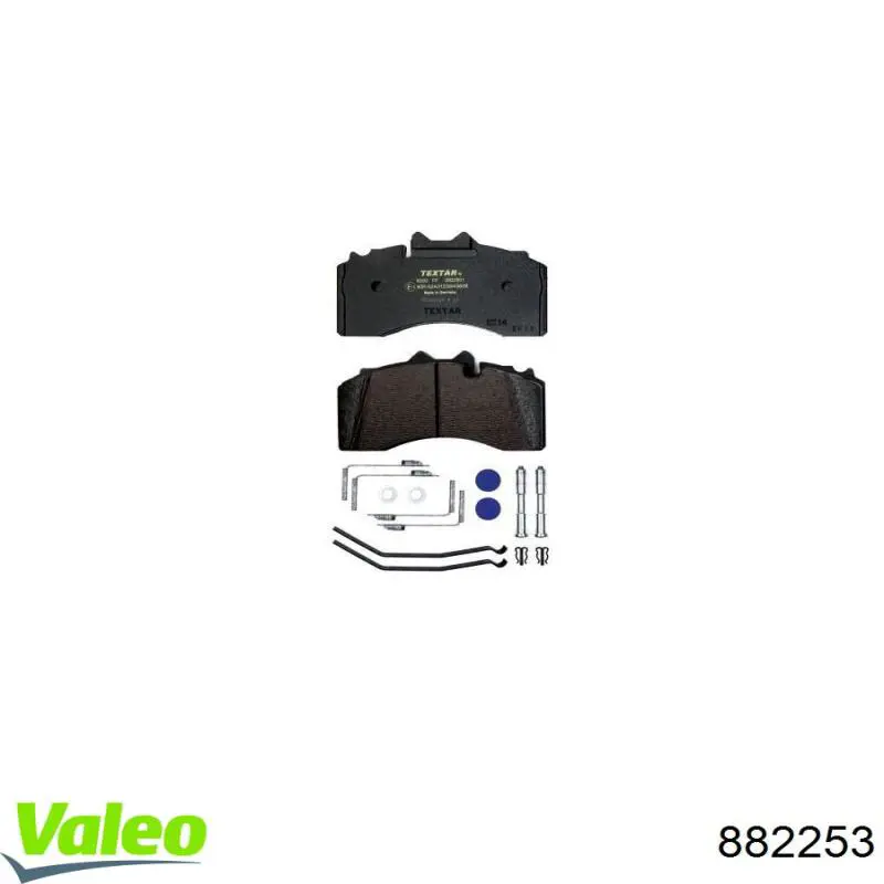 Sapatas do freio traseiras de disco VALEO 882253 preço, a partir de 130,48 USD