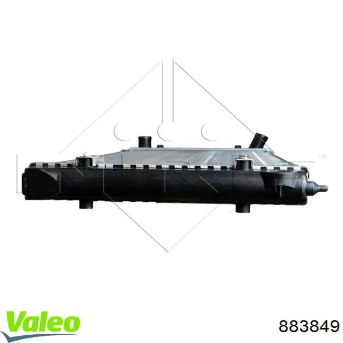 Radiador de esfriamento de motor 883849 VALEO