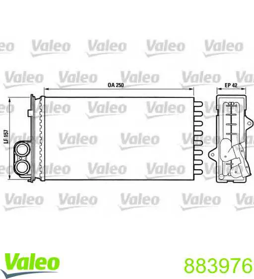883976 VALEO Radiador de forno (de aquecedor)