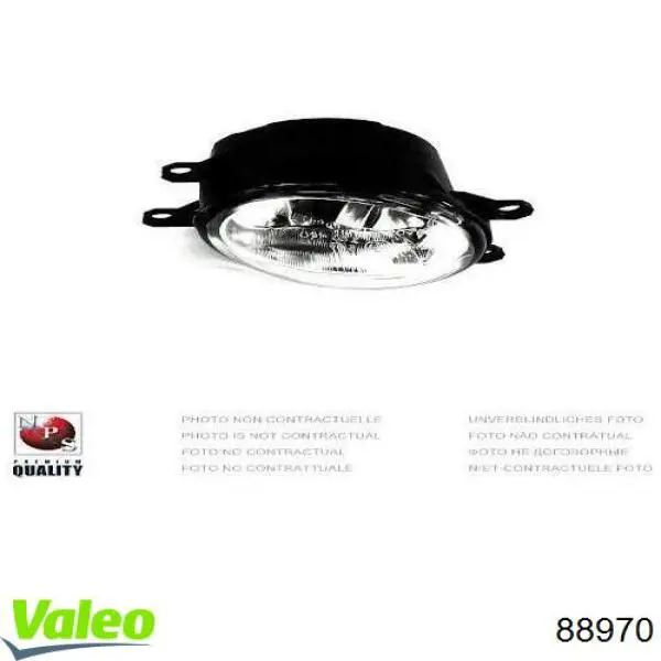 Compre 88970 VALEO Luzes de nevoeiro direitas