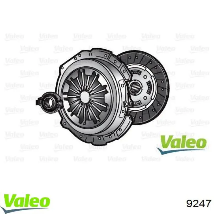 Kit de embraiagem (3 peças) VALEO 9247 preço, a partir de 105,63 USD