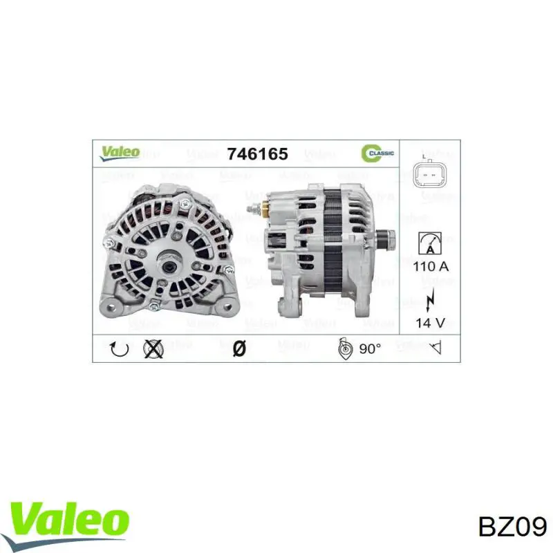 Disco de embraiagem BZ09 VALEO