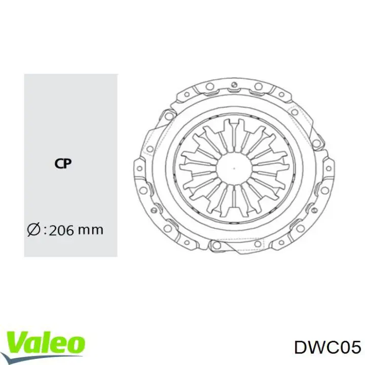 DWC05 VALEO Cesta de embraiagem