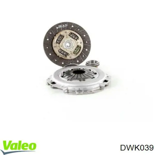 DWK039 VALEO Kit de embraiagem (3 peças)