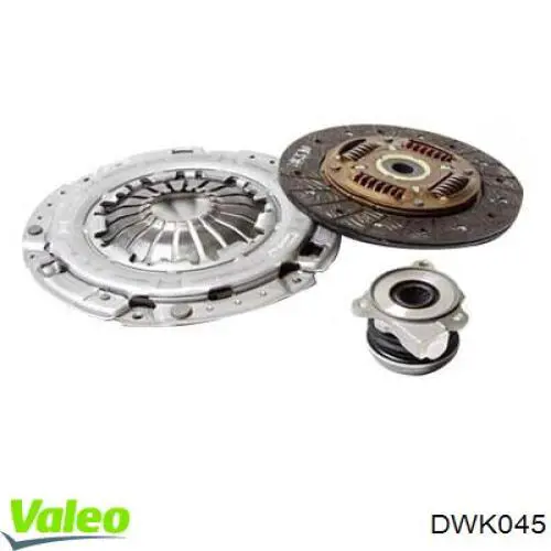 DWK045 VALEO Kit de embraiagem (3 peças)