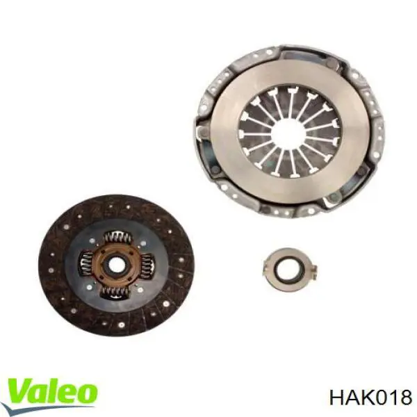 HAK018 VALEO Kit de embraiagem (3 peças)
