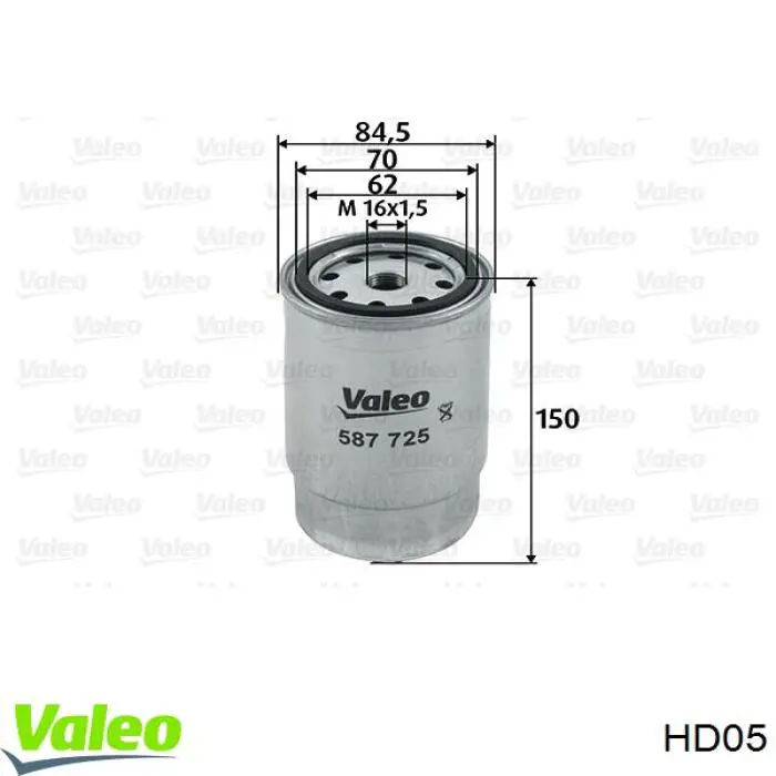 Disco de embraiagem HD05 VALEO