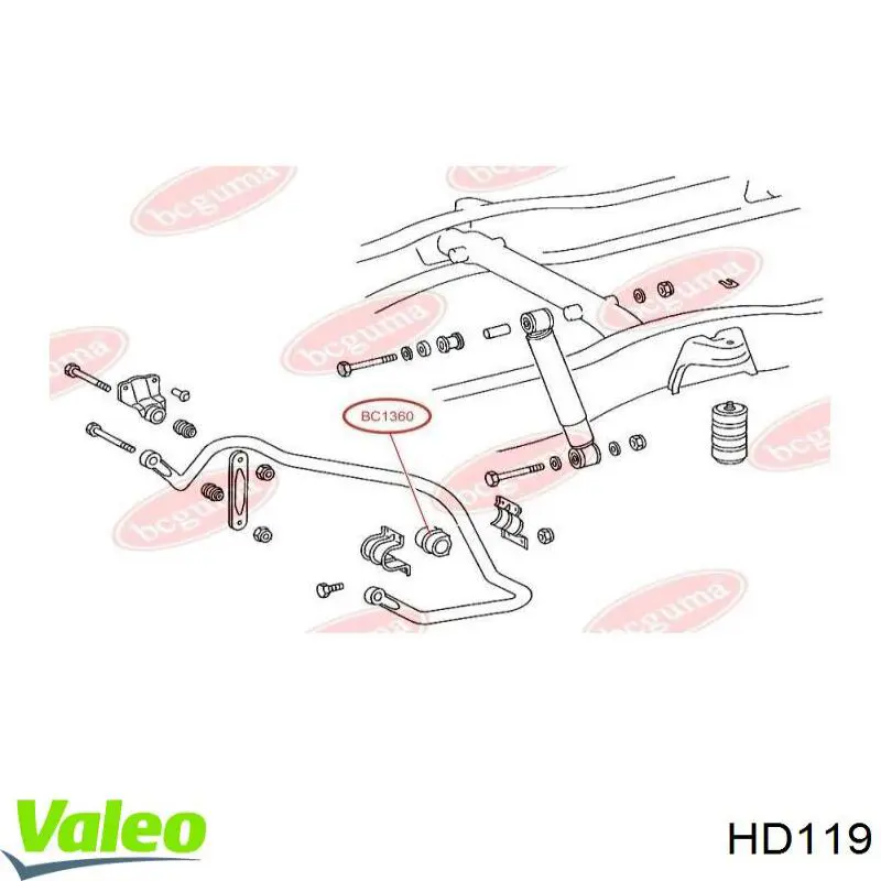 Disco de embraiagem VALEO HD119