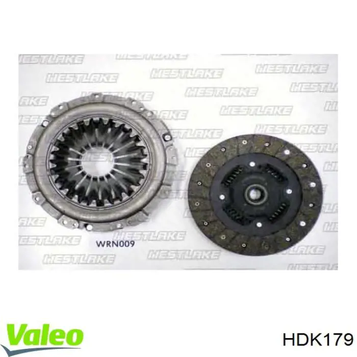 HDK179 VALEO Kit de embraiagem (3 peças)