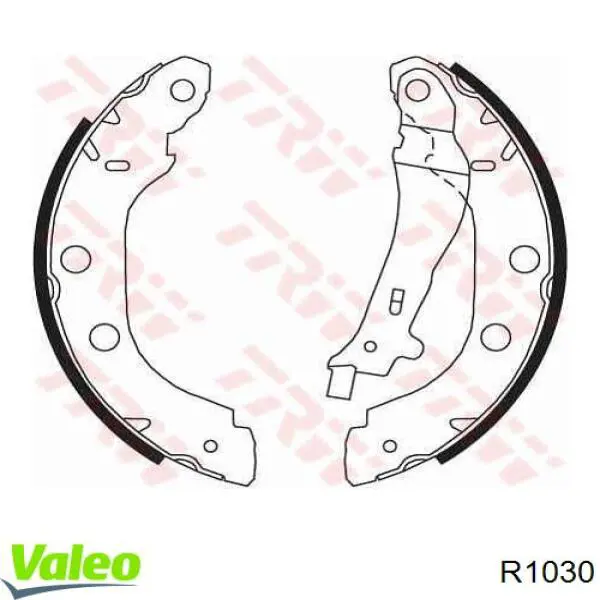 R1030 VALEO Disco do freio dianteiro