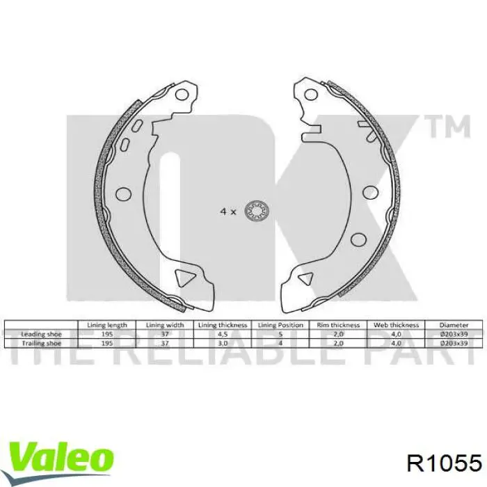 Disco do freio dianteiro VALEO R1055 preço, a partir de 41,79 USD