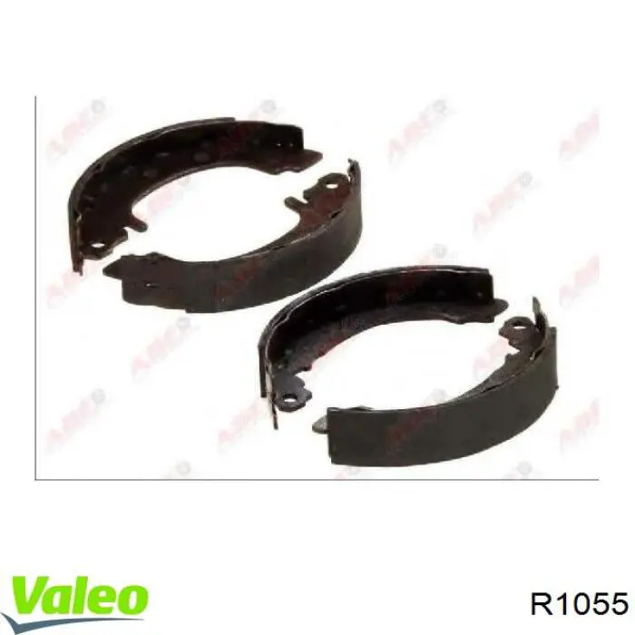R1055 VALEO Disco do freio dianteiro