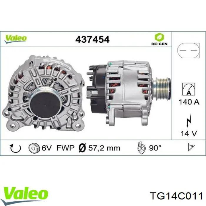 Compre TG14C011 VALEO Gerador