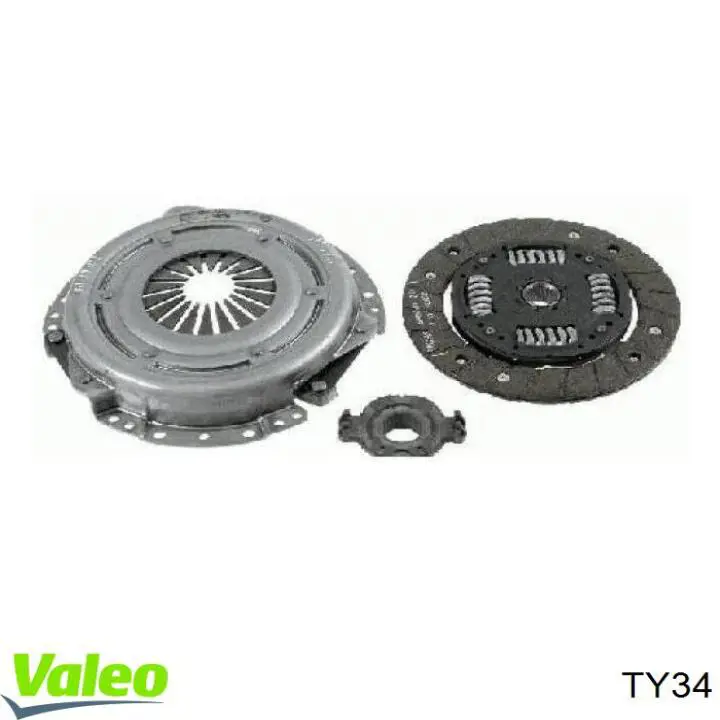 Disco de embraiagem VALEO TY34 preço, a partir de 44,60 USD
