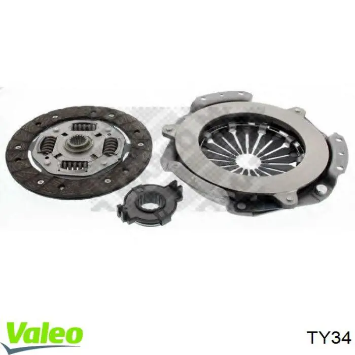 Disco de embraiagem VALEO TY34
