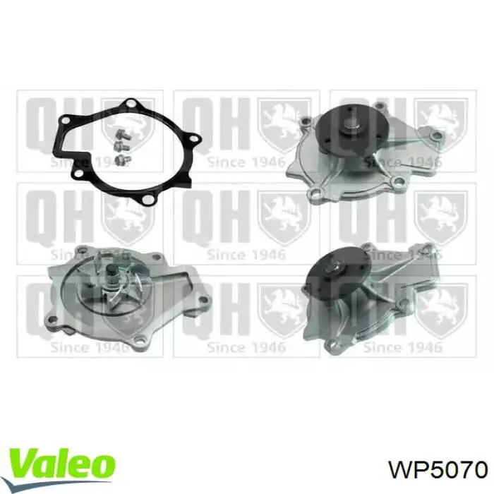 Bomba de água (bomba) de esfriamento VALEO WP5070 preço, a partir de 50,54 USD