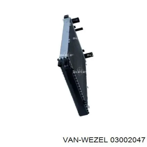 Compre 03002047 VAN Wezel Radiador de esfriamento de motor