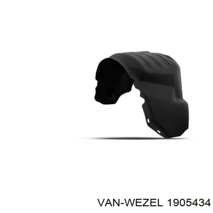 Compre 1905434 VAN Wezel Guarda-barras direito do pára-lama dianteiro