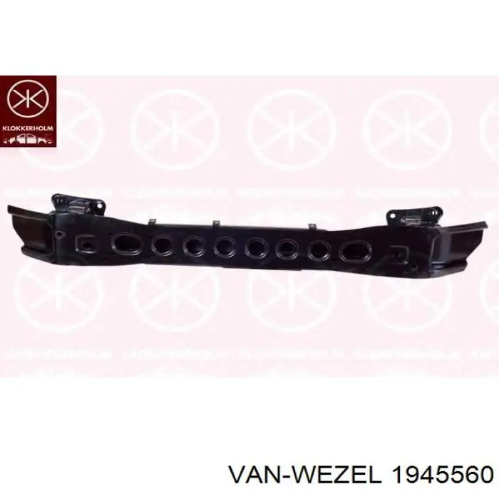 1945560 VAN Wezel Reforçador do pára-choque dianteiro