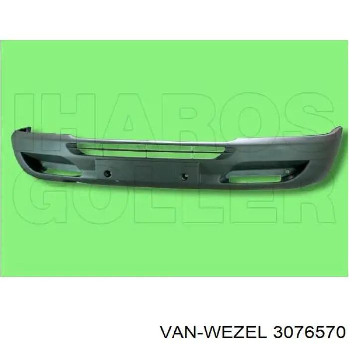 Pára-choque dianteiro VAN Wezel 3076570 preço, a partir de 132,93 USD