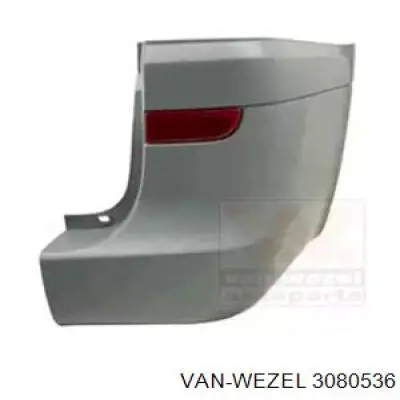 3080536 VAN Wezel Pára-choque traseiro, parte direita