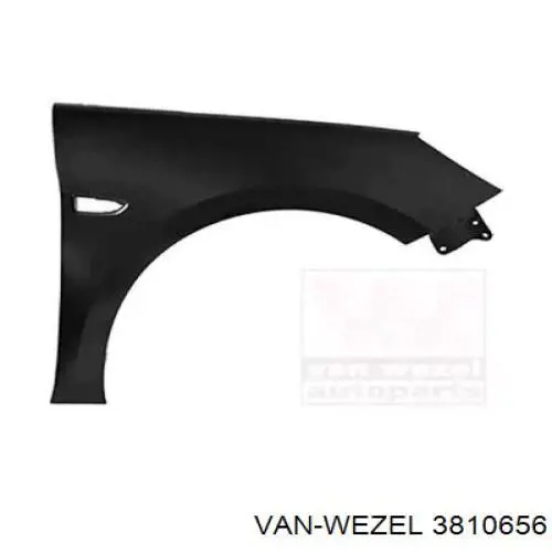 3810656 VAN Wezel Pára-lama dianteiro direito