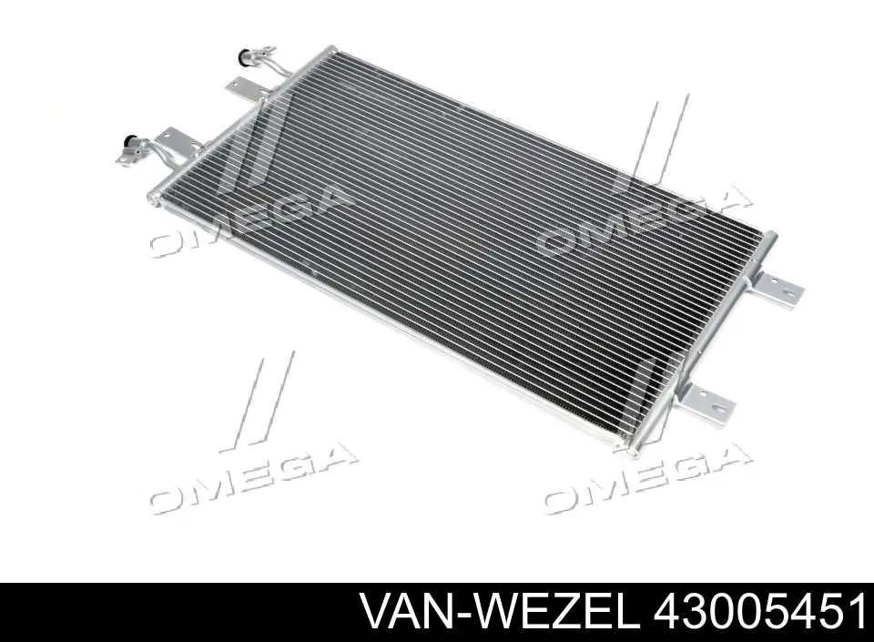 Radiador de aparelho de ar condicionado VAN Wezel 43005451 preço, a partir de 114,13 USD
