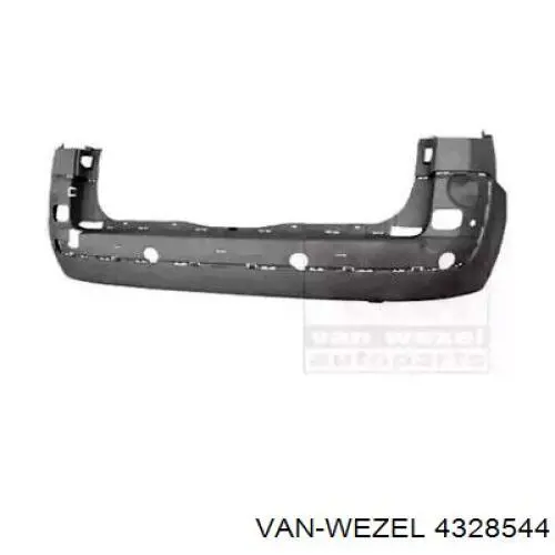 Compre 4328544 VAN Wezel Pára-choque traseiro