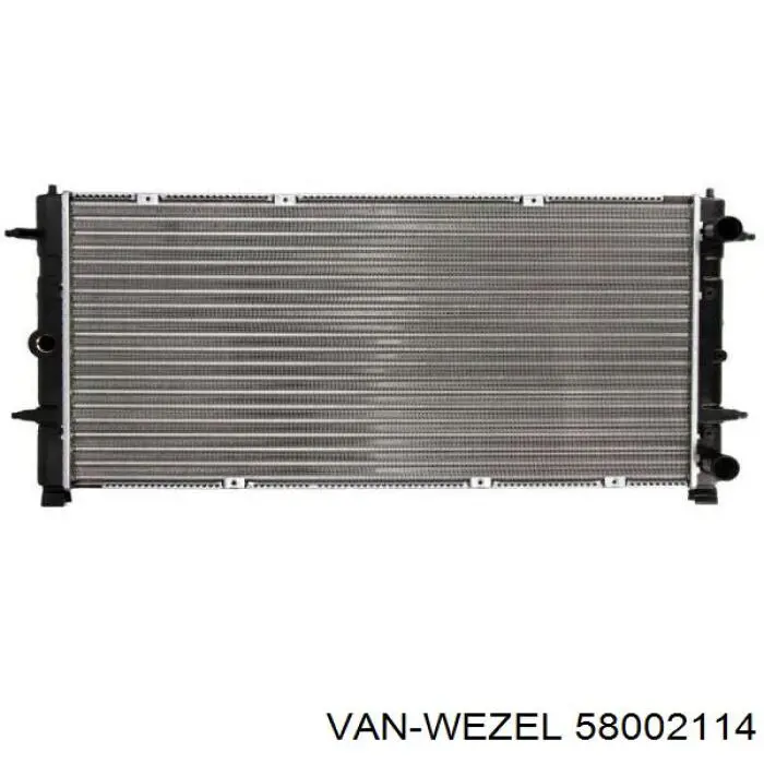 Radiador de esfriamento de motor VAN Wezel 58002114 preço, a partir de 81,76 USD