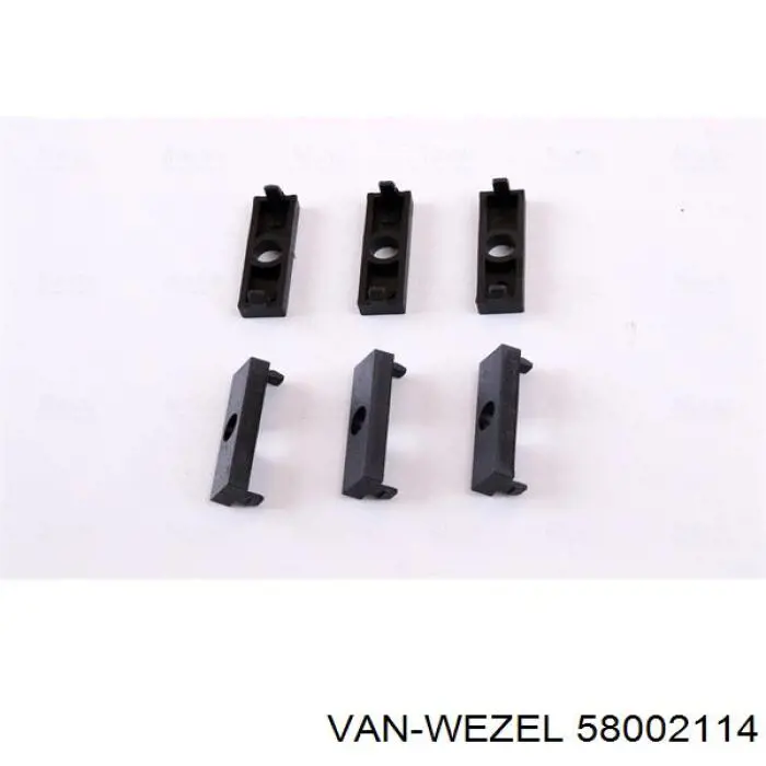 Compre 58002114 VAN Wezel Radiador de esfriamento de motor