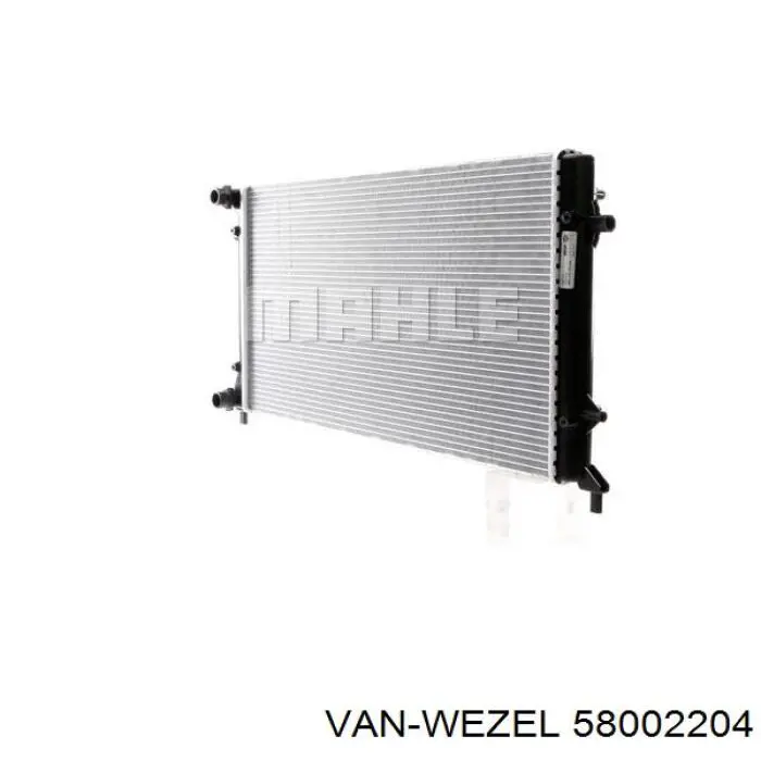 Compre 58002204 VAN Wezel Radiador de esfriamento de motor