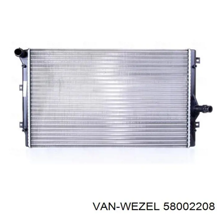 Radiador de esfriamento de motor VAN Wezel 58002208 preço, a partir de 71,04 USD