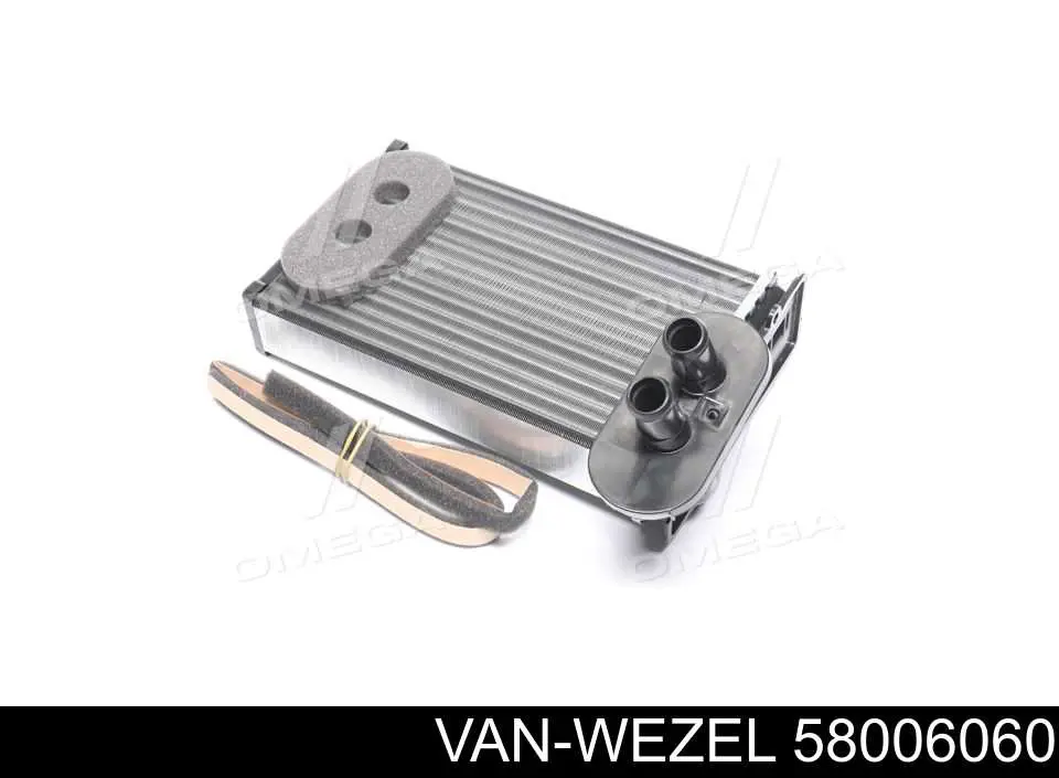 Radiador de forno (de aquecedor) VAN Wezel 58006060 preço, a partir de 20,40 USD