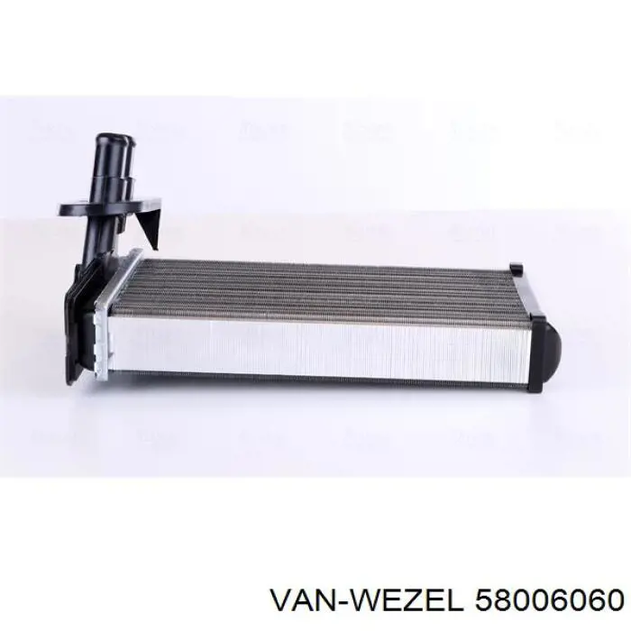 Compre 58006060 VAN Wezel Radiador de forno (de aquecedor)