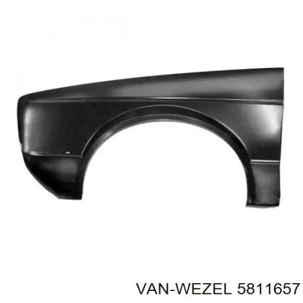 Pára-lama dianteiro esquerdo VAN Wezel 5811657 preço, a partir de 311,95 USD