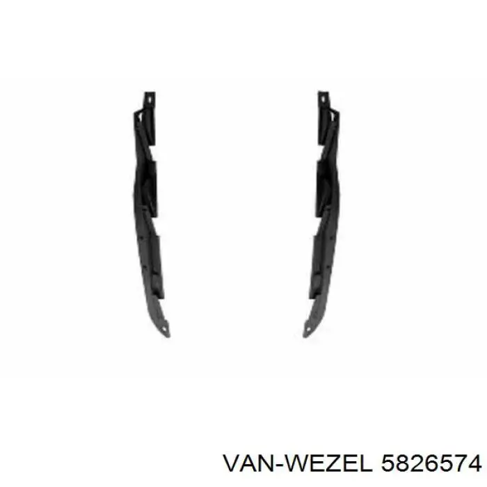 Compre 5826574 VAN Wezel Pára-choque dianteiro