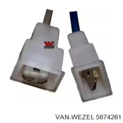 Compre 5874261 VAN Wezel Mecanismo de acionamento de vidro da porta dianteira esquerda