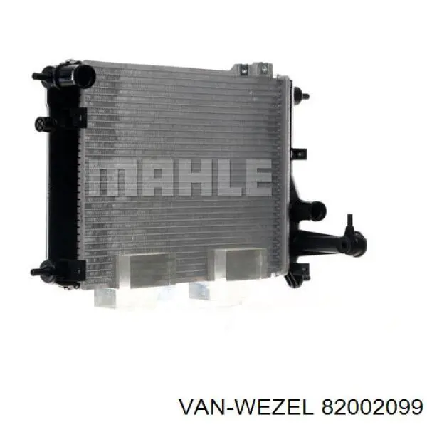 Compre 82002099 VAN Wezel Radiador de esfriamento de motor