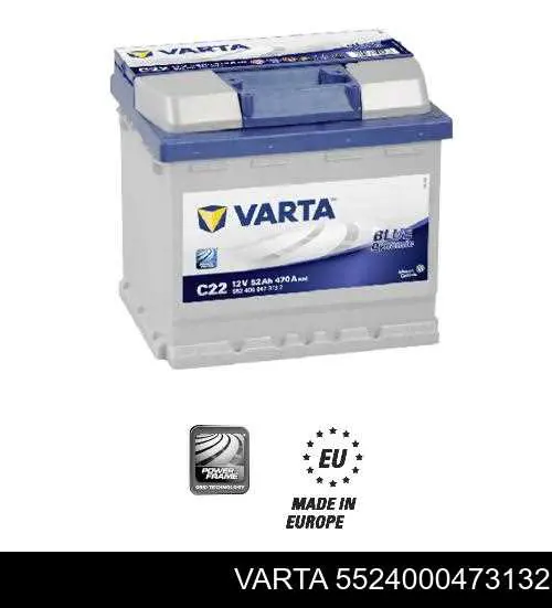 Bateria recarregável (PILHA) Varta 5524000473132 preço, a partir de 118,17 USD