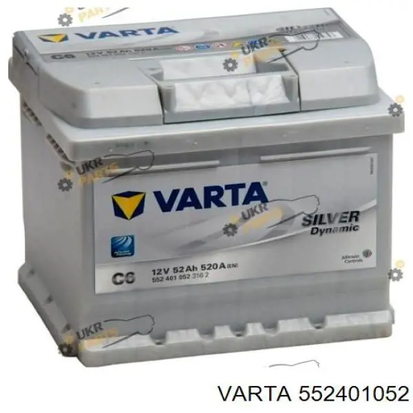 Bateria recarregável (PILHA) 552401052 Varta