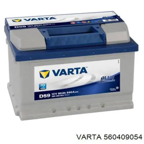 Bateria recarregável (PILHA) 560409054 Varta