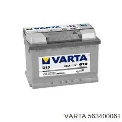 Bateria recarregável (PILHA) 563400061 Varta