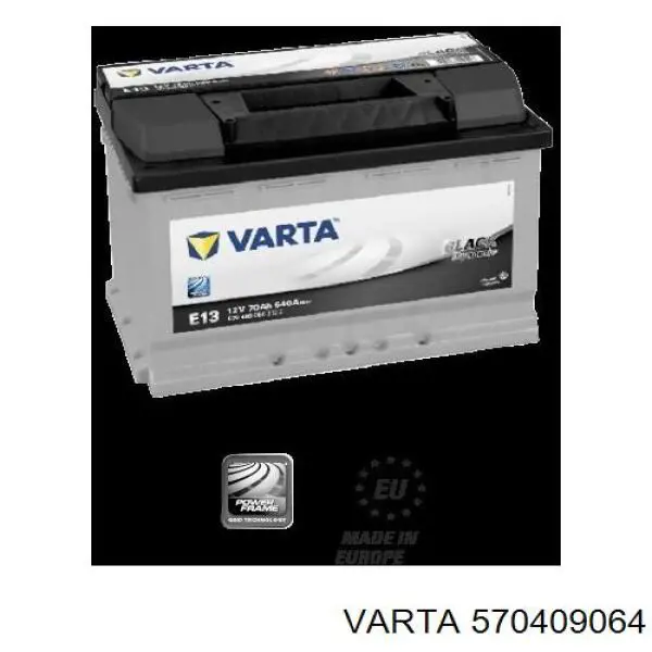 Bateria recarregável (PILHA) Varta 570409064 preço, a partir de 143,10 USD