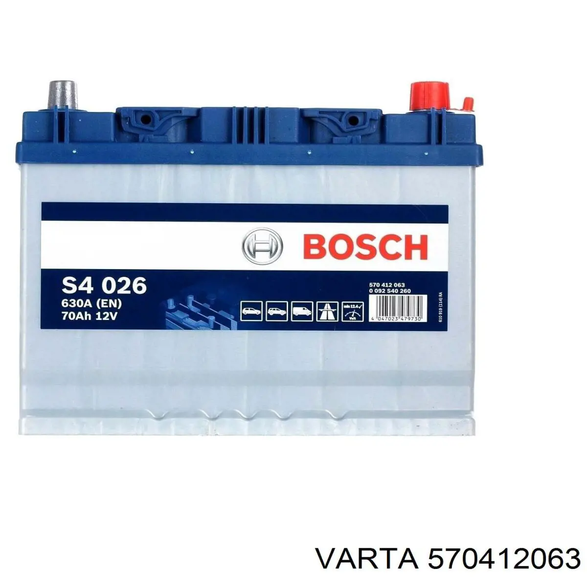 570412063 Varta Bateria recarregável (PILHA)